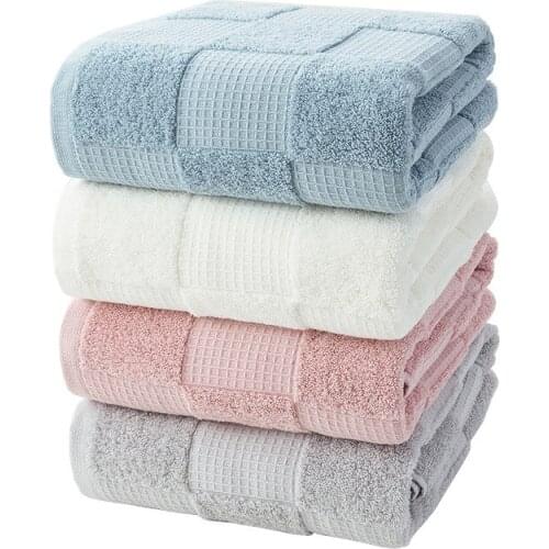2pcs 140*70cm Cotton Bath Towels Gym Sports Towel Hotel Bathrobe Beauty Salon Saunawrap Spa Beach Pool Wear Bathroom Decor T48