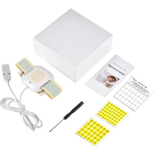 Bedwetting Alarm with sensitive sensor Enuresis Alarm with Loud Sound Bright Lights and Strong Vibration Child Potty Training