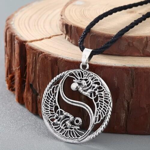 CHENGXUN 2020 Culture Element Men Necklace Angel Devil Pendant Chain Original Jewelry Punk Vintage Style Kind Jealous
