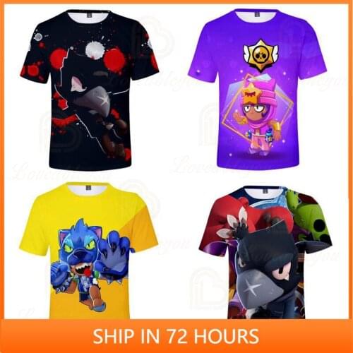 Kids t shirts Colt Nita Rico and Star, Child Wear Shooting Game 3d Swearshirt Boys Girls Tops Sally Leon T-shirt Teen Clothes