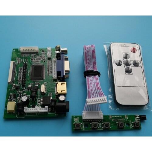 For AT070TN93 2AV+ VGA LCD 800(RGB)×480 panel 7.0" 50pin remote Driver Controller Board Kit monitor