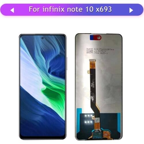 For Infinix note 10 x693 LCD Display Screen Assembly Full Complete Glass Digitizer Replacement
