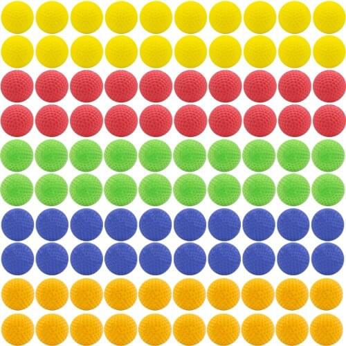 EKIND 100Pcs /50pcs Round Ball Bullet Refill For Nerf Rival Kids Toy Guns