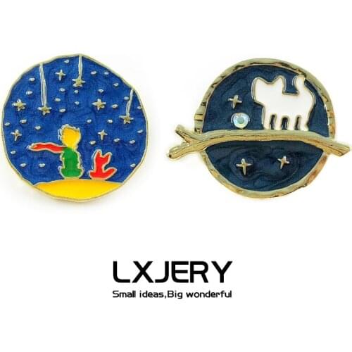 LXJERY Prince Enamel Pin Badge On Backpack Cartoon Prince Brooch Pins For Clothes Broche