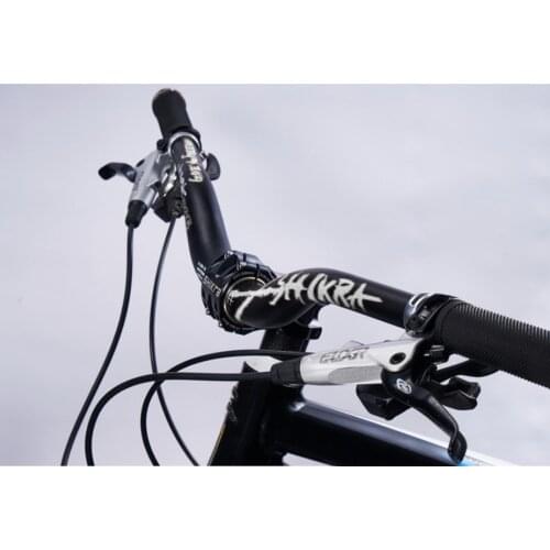 MTB Riser Bars with Scale Line Swallow-Shaped Handlebar Thick Tube,Mountain Downhill Bike Hi-rise Bar 55mm Rise Bike Parts