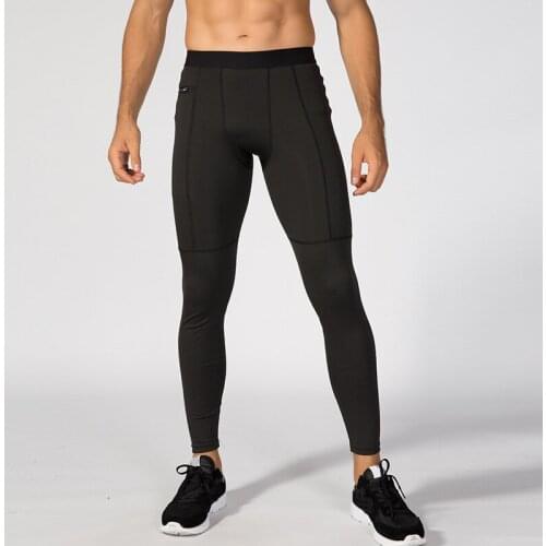 Men Quick Dry Pants Running Tights Mens Running Pants Gym Fitness Sport Leggings Male Sportwear Sport Pants