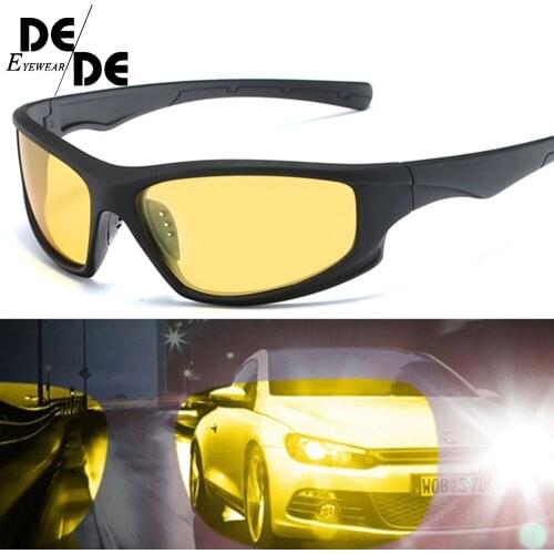 2019 New Polarized SunglasseS Men UV400 Anti-glare Sun Glasses Black PC Frame Outdoor Sport Goggles De Sol Gafas130