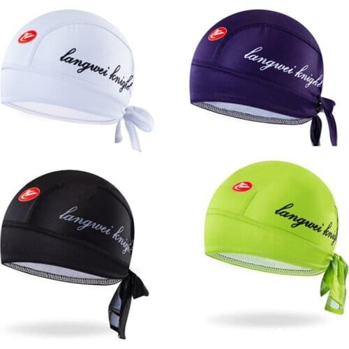 New Bicycle Cycling Headbands Sport Cyclist Cycling Cap For Men Head Bandana Bike Cap Mens Summer Running Ciclismo Headscarf