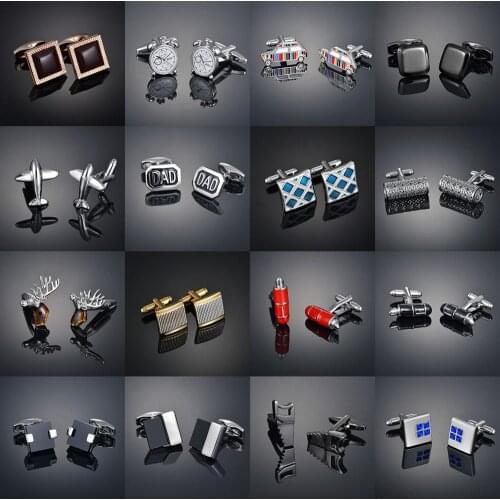 Light luxury shirt Cufflinks mens shirt cuffs nail French gold buttons custom wedding dress bridegroom suit sleeve