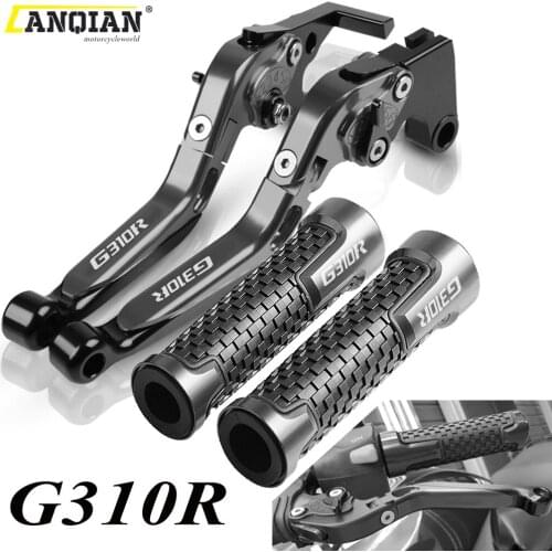 For BMW G310R 2017 2018 2019 2020 Motorcycle Accessories Adjustable Extendable Brake Clutch Levers Handle Bar Grips G310 G 310 R