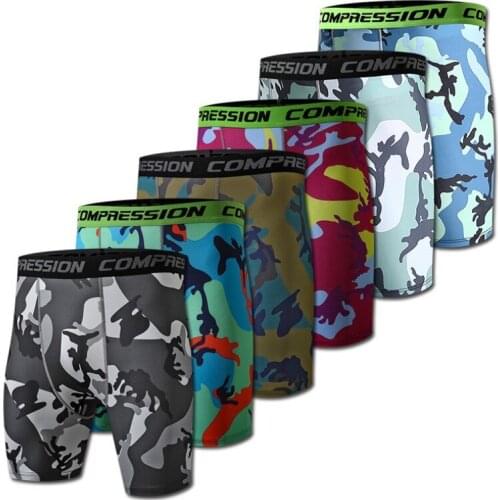 Men Body Building Shorts Fitness Workout Inseam Gyms Shorts Male Muscle Alive Elastic Compression Tights Basketball Football