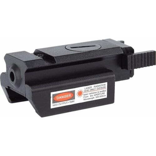 Spike glock 19 pistol tactical accessories 20mm rail 5mw mini mira red laser sight scope for hunting Airgun