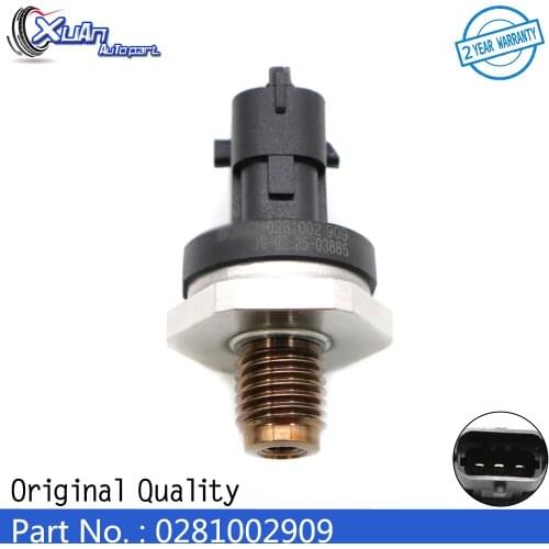 XUAN 0281002909 Fuel Rail Injection High Pressure Sensor Regulator For KIA Carens Sportage New Cerato XTREK 2.0 CR CRD CRDi
