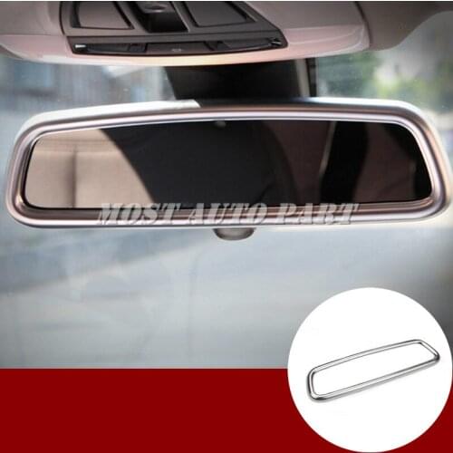 Interior Rearview Mirror Frame Cover Trim 1pcs For Jaguar F-Pace X761 2016-2019 Car Decoration Car Accesories Interior