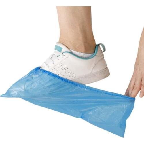 1000 PCS Durable Premium Disposable Overshoes Waterproof and Tearproof. Hygienic Shoe Cover for Confined Areas. Comfortable
