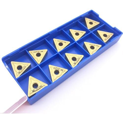 50PCS TNMG160404 HM NC3020 Carbide Inserts Knife Blades CNC Lathe Cutters Turning Tool for Metal WTJNR/ MTJNR/ MTENN/ MTQNR