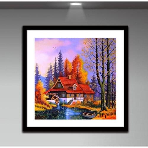5D diamond painting full diamond new four seasons house diamond mosaic embroidery decoration home decoration