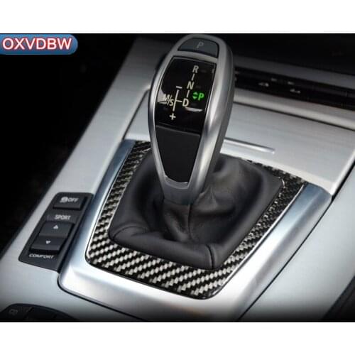 Car Interior accessories Gear Shift Panel Cover Sticker Trim Decal Protective Frame Car Styling For BMW Z4 E89 (2009-2015)