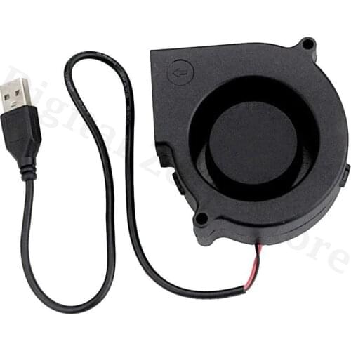 Aokin 5V USB 75mm x 30mm Turbine Centrifugal Blower Cooling Fan