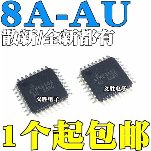 ATMEGA8A New and original ATMEGA8A-AU QFP32Single-chip microcomputer Micro controller AVR,AVR microcontroller, 8-bit microcontr