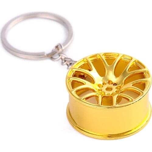 Wheel Hub Key Chain Tire Styling Car Key Ring Mans Keychain Car Key Chain T3EF