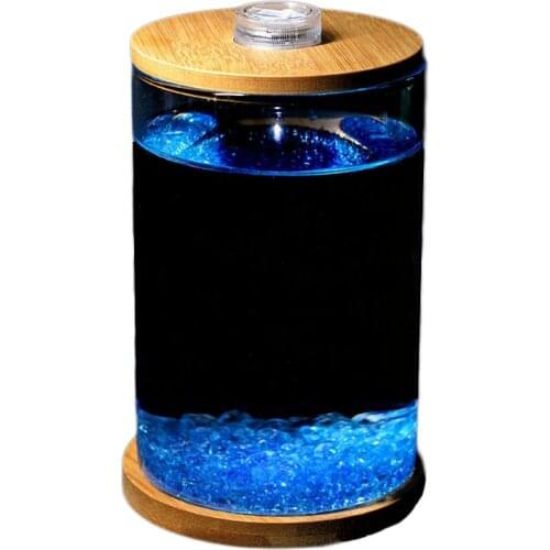 Dou Fish Tank Office Desktop Creative Microview Mini Small Glass Tropical Fish Tank Aquarium Ecological Bottle Aquarium Tank