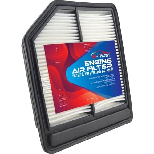 Bi-Trust Replacement Engine Air Filter for 2006-2011 Honda Civic L4 1.8L/2013-2015 Honda Civic Gas Only CA10165,17220-RNA-A00
