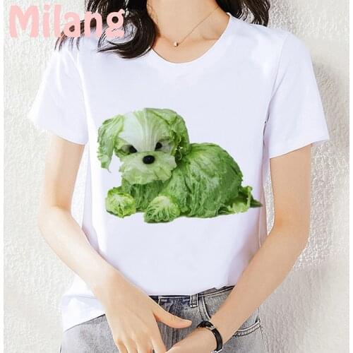Fascinating Examples of Food Art Works White Tops T Shirts 2021 Summer Aesthetics Graphic Casual Short Sleeve Polyester T-Shirts