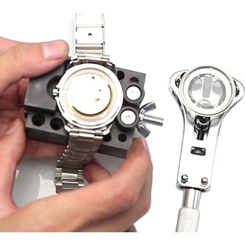 Watch Repair Tool Waterproof Screw Adjustable Back Housing Opener Key Remover PE Steel Watch Repair Tool Watches Accessories For