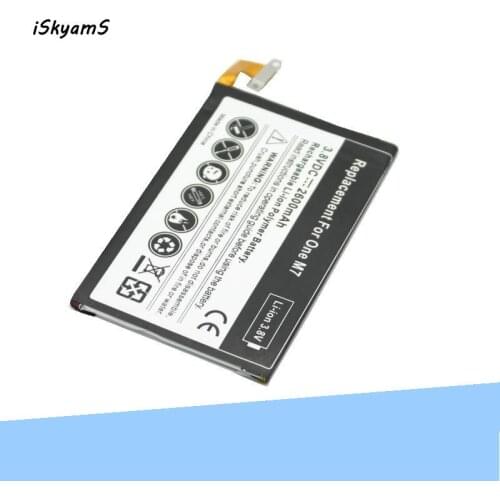 ISkyamS 10pcs/lot 2600mAh Replacement Li-Polymer Battery For HTC One M7 801E 801S 801N 802D 802W 802T BN07100 HTL22 One J
