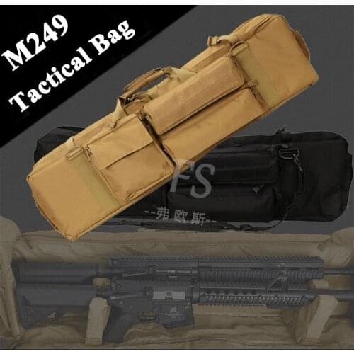 M249 Tactical Gun Bag Hunting Shooting Rifle Case Nylon Gun Holster Military Equipment Airsoft Paintball Sniper Protection Bag