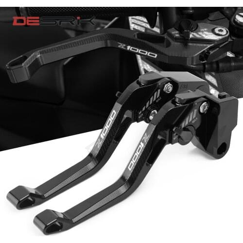 Z1000 LOGO Motorcycle CNC Adjustable Brake Clutch Levers For Kawasaki Z1000 Z 1000 2017 2018 2019 2020 (Not Lower 2017)
