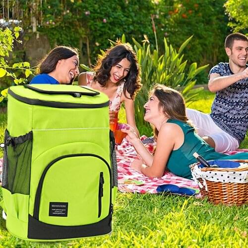 Picnic Refrigerator Bag Cooling Cans Insulated Large Soft Fridge Bag 36 33L Backpack Thermal Isothermal Fridge Travel Beach Beer