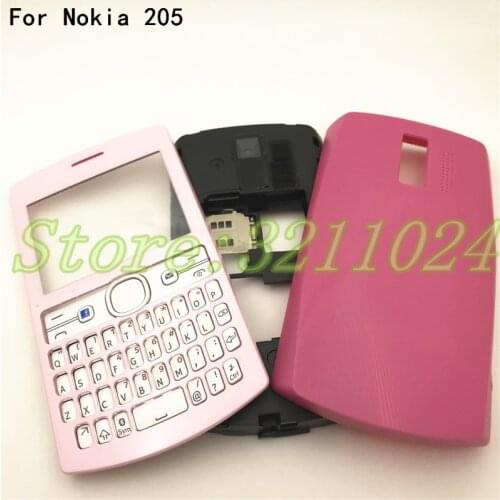 Good quality Full Complete Mobile Phone Housing Battery Cover For Nokia 205 With English Keypad +Logo