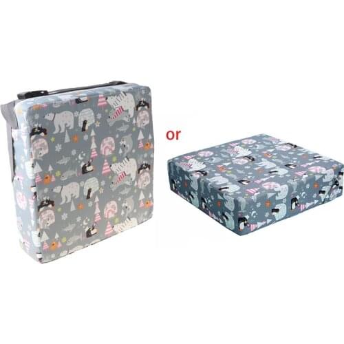 HX5D Portable High Chair Pad Booster Travel Dining Room Thicken Sponge Seat Cushion