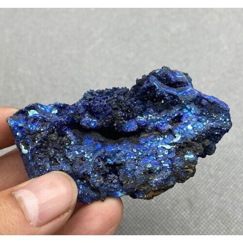 Natural azurite mineral cristal espécime da província de anhui, china