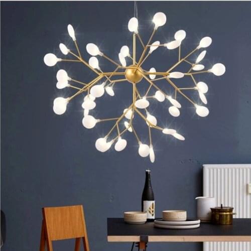 Modern LED Ceiling Chandelier Lighting Living Room Bedroom Chandeliers Creative Home Lighting Fixtures AC110V/220V Free Shipping