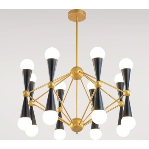 Postmodern simple chandelier air living room lamp LED hall dining room lamp personality bedroom lamp Nordic lamps