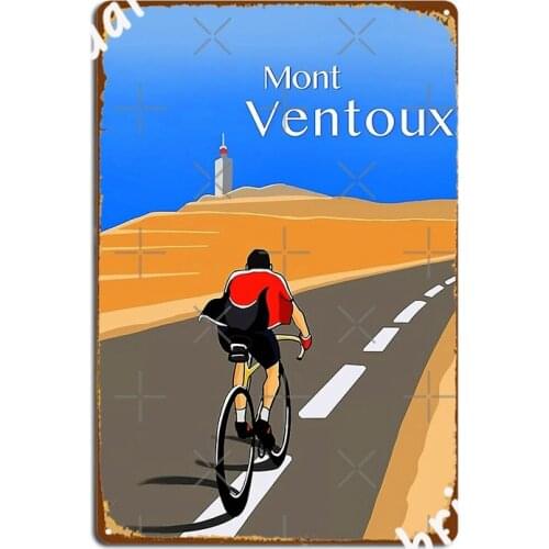 Mont Ventoux Vintage Metal Sign Pub Garage Club Classic Plates Tin Sign Posters