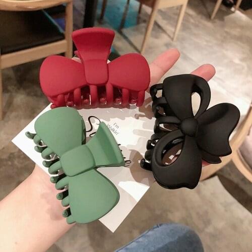 2019 New Fashion Japan Korea Girl Cute Hair Clips Large Bath Hair Claws for Women Hair Accessories