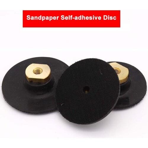 1PCS 3Inch 4Inch Angle Grinder Sandpaper Self-adhesive Disc Backing Soft Rubber Suction Cup