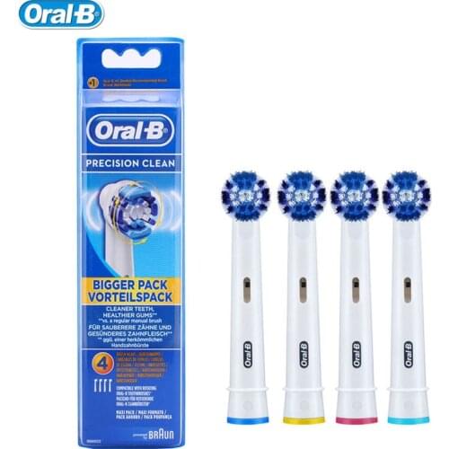 4 heads Oral B Braun Precision Clean Replacement Electric Toothbrush Heads For Braun Toothbrush Heads Oral Hygiene EB20-4