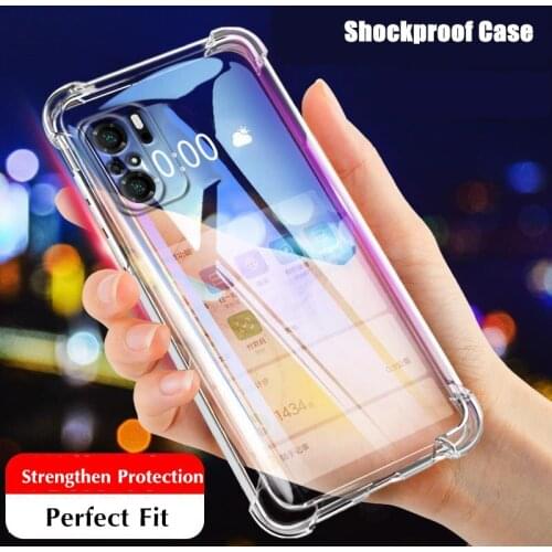 For Poco F3 Case Luxury Transparent Shockproof Case for Xiaomi Pocophone Poko POCO F3 F 3 PocoF3 5G Coque Fundas