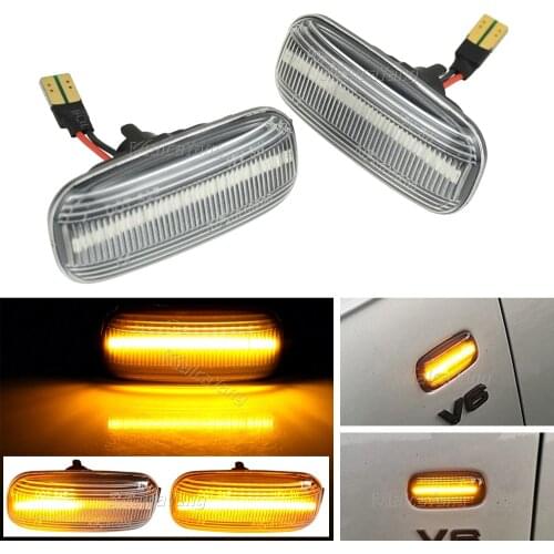 For Audi A3 S3 8P A4 S4 RS4 B6 B7 B8 A6 S6 RS6 C5 C7 Dynamic Turn Signal LED Rearview Mirror Sequential Indicator Light