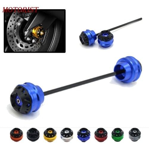 For KAWASAKI NINJA 650 2017-2018 CNC Modified Motorcycle Front and rear wheels drop ball / shock absorber