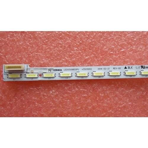 FOR konka LED55X9800PU Article lamp 35019098 35019099 35019101 35019100 1piece=60LED 539MM