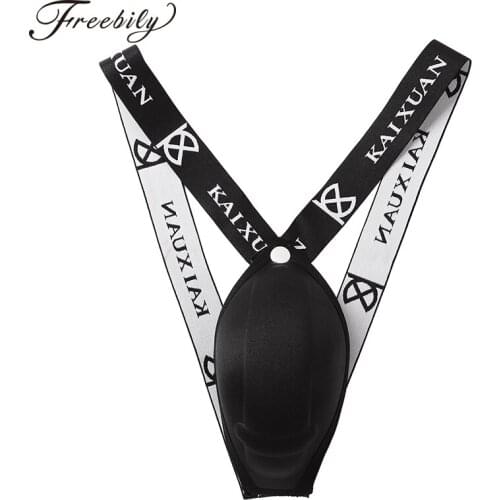 Hot Enhancer Sponge Pad Underwear Briefs Sexy Penis Bulge Pouch Underpants Panties T-Back Thong G-String Open Butt Jockstrap