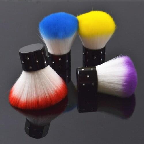 Best Deal New Professional Women Nail Brush Nail Art Care Plastic Finger Nail Care Dust Clean Handle Scrubbing Brush Tool File