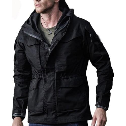 Army Field Tactical Jacket Men Waterproof Rip-stop Camouflage Military Jackets Autumn Multi-Pockets Windbreaker Coat