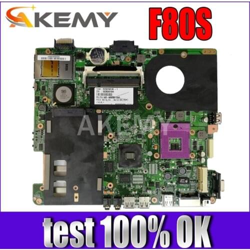 Akemy F80S Motherboard For Asus X82S F80S Laptop Mainboard SIS test 100% OK